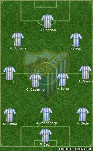 Málaga C.F., S.A.D. Formation 2011