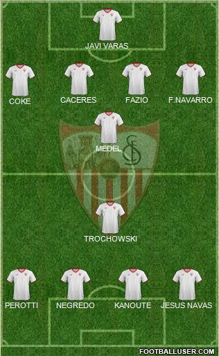 Sevilla F.C., S.A.D. Formation 2011