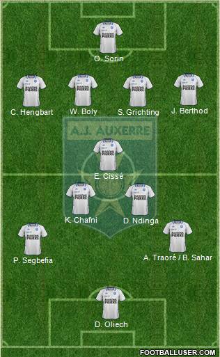 A.J. Auxerre Formation 2011