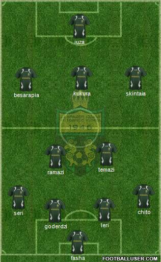 FC Kutaisi-Torpedo Formation 2011