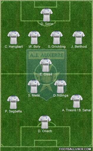 A.J. Auxerre Formation 2011