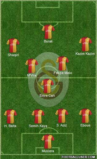 Galatasaray SK Formation 2011