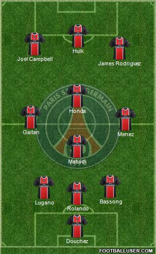 Paris Saint-Germain Formation 2011