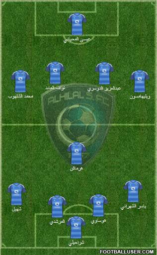 Al-Hilal (KSA) Formation 2011