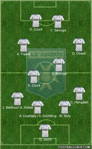A.J. Auxerre Formation 2011