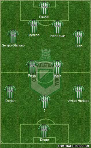 CDC Atlético Nacional Formation 2011