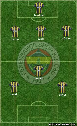 Fenerbahçe SK Formation 2011
