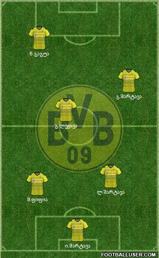 Borussia Dortmund Formation 2011