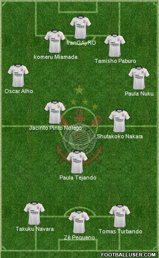 SC Corinthians Paulista Formation 2011