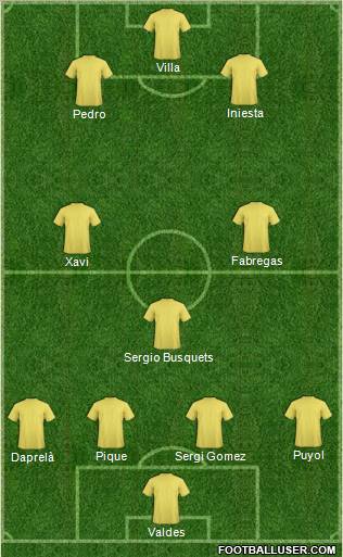 World Cup 2010 Team Formation 2011
