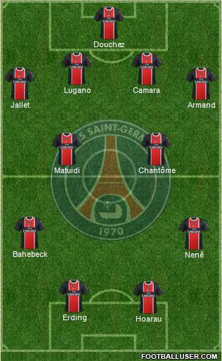 Paris Saint-Germain Formation 2011