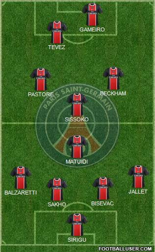Paris Saint-Germain Formation 2011