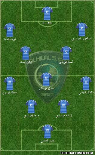 Al-Hilal (KSA) Formation 2011