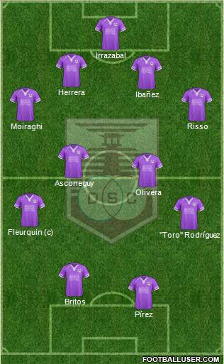 Defensor Sporting Club Formation 2011