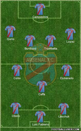 Arsenal de Sarandí Formation 2011