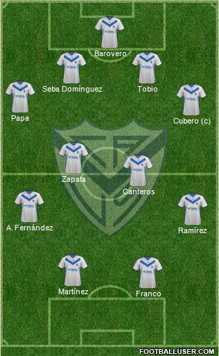 Vélez Sarsfield Formation 2011