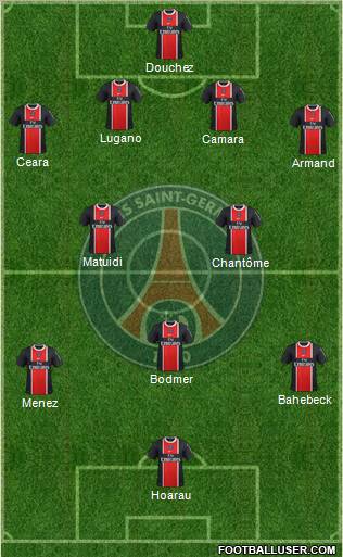 Paris Saint-Germain Formation 2011