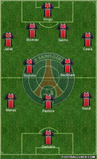 Paris Saint-Germain Formation 2011
