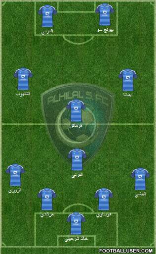 Al-Hilal (KSA) Formation 2011