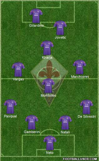 Fiorentina Formation 2011