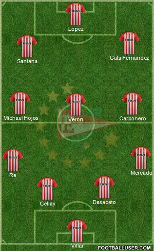 Estudiantes de La Plata Formation 2011