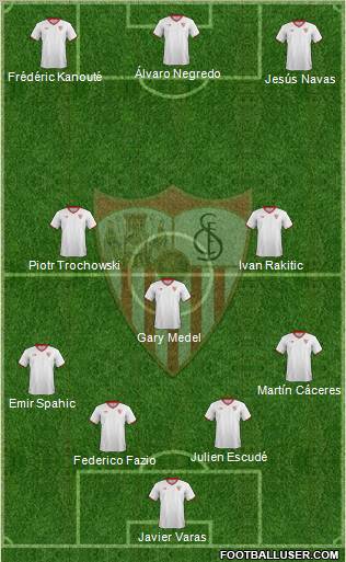 Sevilla F.C., S.A.D. Formation 2011