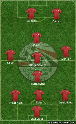 Egypt football formation