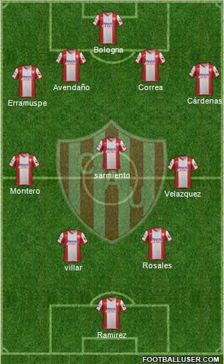 Unión de Santa Fe Formation 2011
