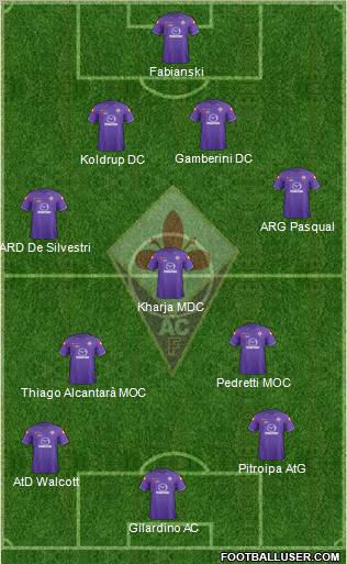 Fiorentina Formation 2011