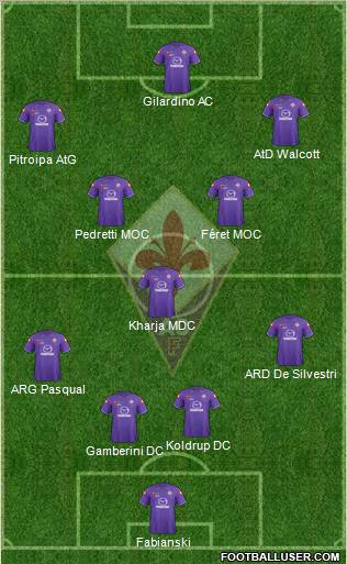 Fiorentina Formation 2011