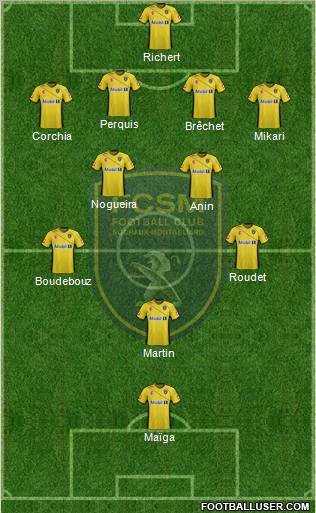 FC Sochaux-Montbéliard Formation 2011