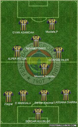 Fenerbahçe SK Formation 2011