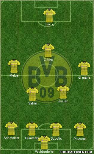 Borussia Dortmund Formation 2011