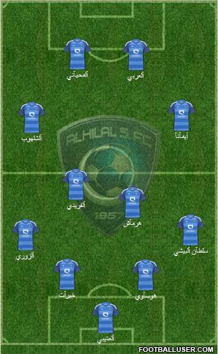 Al-Hilal (KSA) Formation 2011