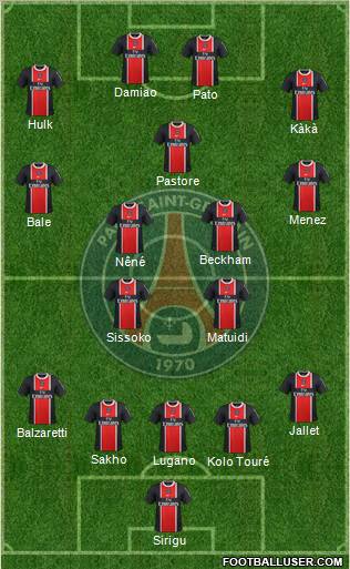 Paris Saint-Germain Formation 2011