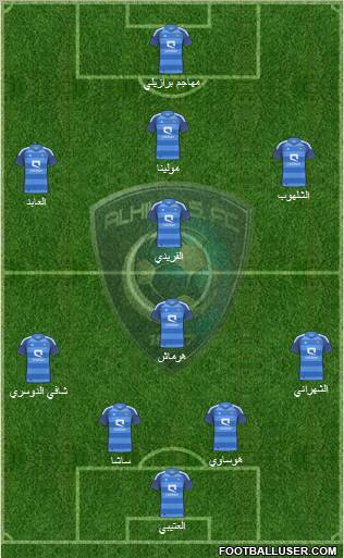 Al-Hilal (KSA) Formation 2011