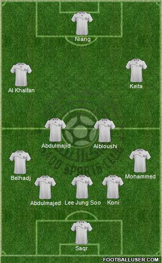 Al-Sadd Sports Club Formation 2011