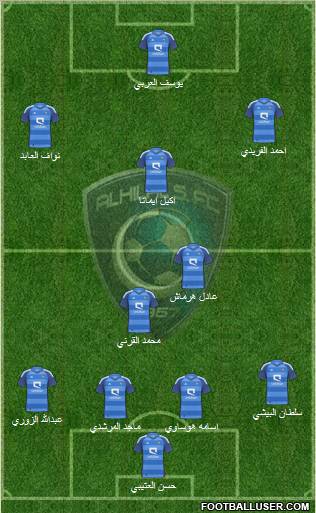 Al-Hilal (KSA) Formation 2011