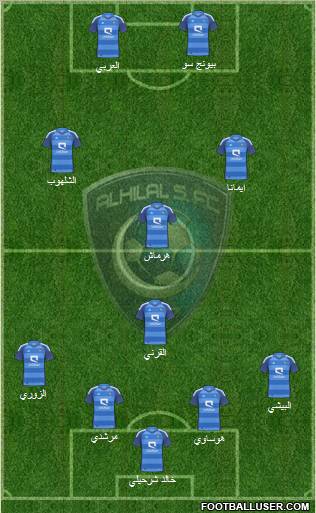 Al-Hilal (KSA) Formation 2011