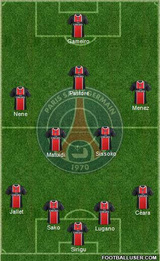 Paris Saint-Germain Formation 2011