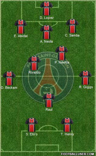 Paris Saint-Germain Formation 2011