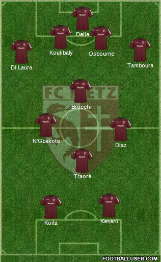 Football Club de Metz football formation