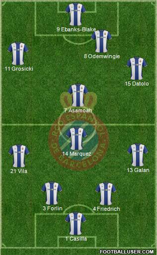 R.C.D. Espanyol de Barcelona S.A.D. Formation 2011