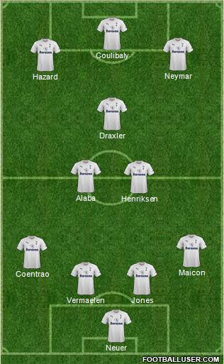 Tottenham Hotspur Formation 2011