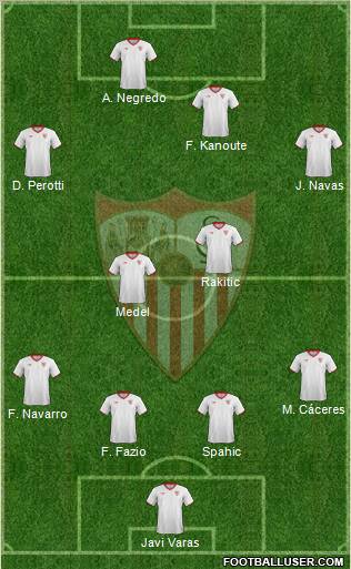 Sevilla F.C., S.A.D. Formation 2011