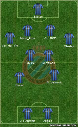 Club Brugge KV Formation 2011