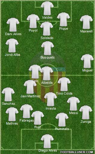 Valencia C.F., S.A.D. Formation 2011