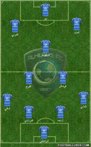 Al-Hilal (KSA) Formation 2011