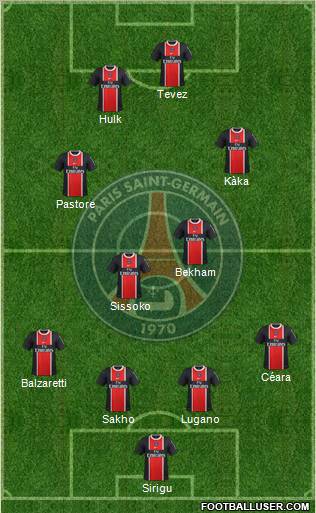 Paris Saint-Germain Formation 2011