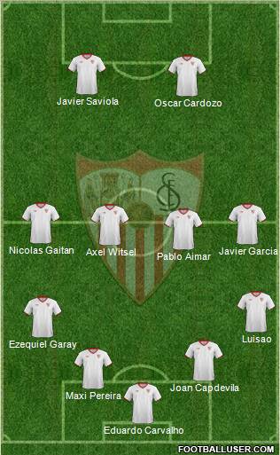 Sevilla F.C., S.A.D. Formation 2011